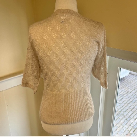 Elegant Cream Cardigan Sweater from Loft - Picture 2 of 3